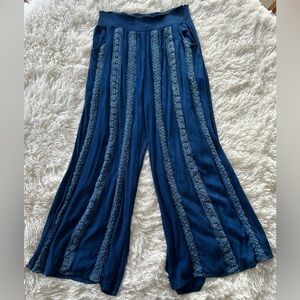 Indigo Thread Co | Blue Wide-Leg Pants